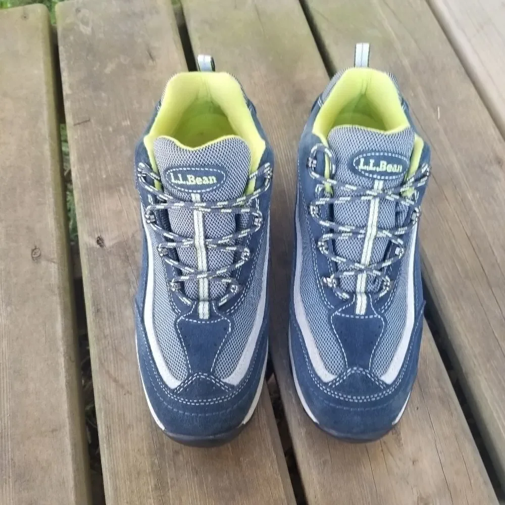 L.L.Bean Tek‎ 2.5 Waterproof Hiking Low Boot Shoes 11 Blue Green Gorpcore